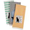 imageDII Everyday Pets Kitchen Collection Absorbent Dishtowel Set 18x28 Dog Print 3 CountCats Meow