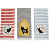 imageDII Everyday Pets Kitchen Collection Absorbent Dishtowel Set 18x28 Dog Print 3 CountDog House