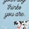 imageDII Everyday Pets Kitchen Collection Absorbent Dishtowel Set 18x28 Dog Print 3 CountDog Person