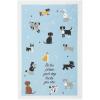 imageDII Everyday Pets Kitchen Collection Absorbent Dishtowel Set 18x28 Dog Print 3 CountDog Person