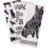 imageDII Everyday Pets Kitchen Collection Absorbent Dishtowel Set 18x28 Dog Print 3 CountDog Print