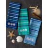 imageDII Fresh Catch Collection Kitchen Dishtowel Set 18x28 Blue Sea 3 PieceBlue Sea