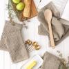 imageDII Luxury Barmop Collection Chevron Dishtowel Set Gray 16x19 4 PieceStone