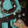 imageDII Recycled Cotton Kitchen Collection Dishtowel Set 18x26 Black 6 PieceAqua