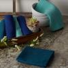 imageDII Recycled Cotton Kitchen Collection Dishtowel Set 18x26 Black 6 PieceAssorted Blues
