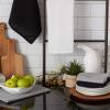 imageDII Recycled Cotton Kitchen Collection Dishtowel Set 18x26 Black 6 PieceAssorted Neutrals