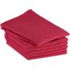 imageDII Recycled Cotton Kitchen Collection Dishtowel Set 18x26 Black 6 PiecePink