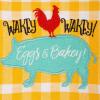 imageDII Rise and Shine Rooster Collection 100 Cotton Every Day Basic Dishtowel Set Rise and Shine 3 Piece CAMZ35808Rise  Shine Breakfast
