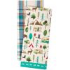 imageDII Tabletop Collection Happy Camper Collection Dishtowel Set Happy Camper 2 PieceMulticolor