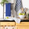 imageDII Tunisia Blue Market Tabletop and Kitchen Collection Dishtowel Set 18x28 Blue Market Set of 4Tunisian Prints