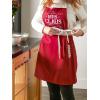 imageDII Womens Christmas Kitchen Apron Adult Size Cooking Baking or Crafting Adjustable with Large PocketsMrs Claus