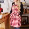imageDII Womens Christmas Kitchen Apron Adult Size Cooking Baking or Crafting Adjustable with Large PocketsWarm Gingerbread