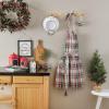 imageDII Womens Christmas Kitchen Apron Adult Size Cooking Baking or Crafting Adjustable with Large PocketsYuletide Plaid