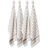 imageDII Basic Terry Collection Dish Towel Set 16x26quot Gray 4 Piece CAMZ33957Stone