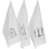 imageDII Everyday Collection Dishtowel Set 18x28 Love You 3 PieceVintage Print