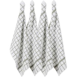 imageDII Basic Terry Collection Dish Towel Set 16x26quot Gray 4 Piece CAMZ33957Artichoke