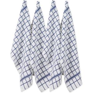imageDII Basic Terry Collection Dish Towel Set 16x26quot Gray 4 Piece CAMZ33957Blue