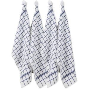 imageDII Basic Terry Collection Dish Towel Set 16x26quot Gray 4 Piece CAMZ33957French Blue