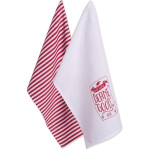 imageDII Christmas Tea Towels Decorative Kitchen Dish Towel Set 18x28 Pop Fizz Clink 2 PieceDear Santa