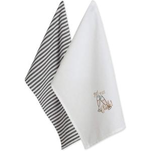 imageDII Christmas Tea Towels Decorative Kitchen Dish Towel Set 18x28 Pop Fizz Clink 2 PiecePop Fizz Clink