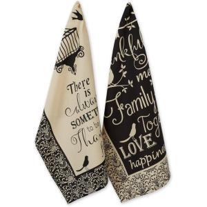imageDII Decorative Oversized Festive Dishtowels 18x28 for The Birds 2 PieceFor the Birds