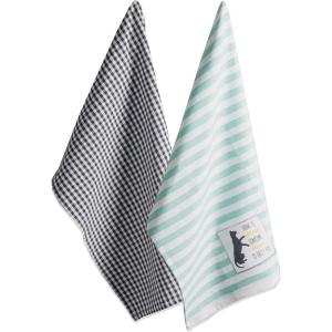 imageDII Everyday Pets Kitchen Collection Absorbent Dishtowel Set 18x28 Dog Print 3 CountCat Greeting