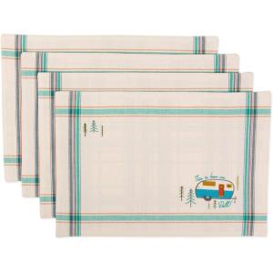 imageDII Tabletop Collection Happy Camper Collection Dishtowel Set Happy Camper 2 PieceCamper