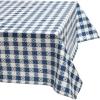 imageDII Checkered Tabletop Collection EcoVinyl Tablecloth 52x70 BlueBlue