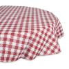 imageDII Checkered Tabletop Collection EcoVinyl Tablecloth 52x70 BlueRed