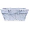 imageDII Farmhouse Chicken Wire Egg Basket Storage Baskets with Liner Denim 16x12x788quotDenim