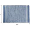 imageDII Variegated Recycled Yarn Modern Edge Stripe 2x3 Blue