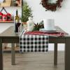 imageDII Buffalo Check Reversible Collection Tabletop Placemat Set 13x19 Red ampamp Black 6 PieceRed  Black