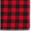 imageDII Buffalo Check Reversible Collection Tabletop Placemat Set 13x19 Red ampamp Black 6 PieceRed  Black