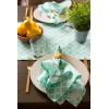 imageDII Lattice Tabletop Collection Placemat Set 13x19 Aqua 6 PieceAqua
