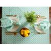 imageDII Lattice Tabletop Collection Placemat Set 13x19 Aqua 6 PieceAqua