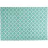 imageDII Lattice Tabletop Collection Placemat Set 13x19 Aqua 6 PieceAqua