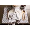 imageDII Lattice Tabletop Collection Placemat Set 13x19 Aqua 6 PieceGray