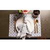 imageDII Lattice Tabletop Collection Placemat Set 13x19 Aqua 6 PieceGray