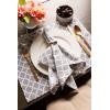 imageDII Lattice Tabletop Collection Placemat Set 13x19 Aqua 6 PieceGray