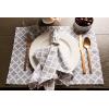 imageDII Lattice Tabletop Collection Placemat Set 13x19 Aqua 6 PieceGray