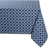 imageDII Lattice Tabletop Collection Placemat Set 13x19 Aqua 6 PieceNautical Blue