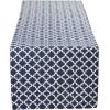 imageDII Lattice Tabletop Collection Placemat Set 13x19 Aqua 6 PieceNautical Blue
