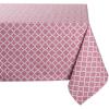 imageDII Lattice Tabletop Collection Placemat Set 13x19 Aqua 6 PieceRose Pink