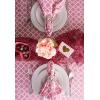 imageDII Lattice Tabletop Collection Placemat Set 13x19 Aqua 6 PieceRose Pink