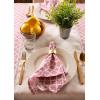 imageDII Lattice Tabletop Collection Placemat Set 13x19 Aqua 6 PieceRose Pink