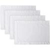 imageDII Hemstitch Placemat Set of 4 Off White  Perfect for Dinner Parties Weddings Catering and Everyday Use