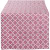 imageDII Lattice Tabletop Collection Placemat Set 13x19 Aqua 6 PieceRose Pink
