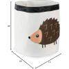 imageELiving Store Collapsible Storage Bin Basket for Bedroom Nursery Playroom and More 17x18quot Diameter  Hedgehog