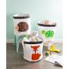 imageELiving Store Collapsible Storage Bin Basket for Bedroom Nursery Playroom and More 17x18quot Diameter  Hedgehog