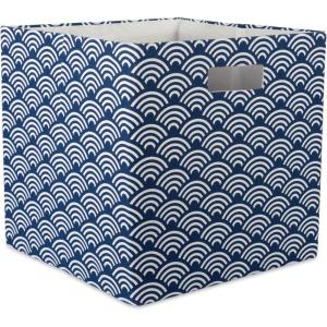 imageDII Collapsible Hard Sided Bin Waves Teal LargeBlue